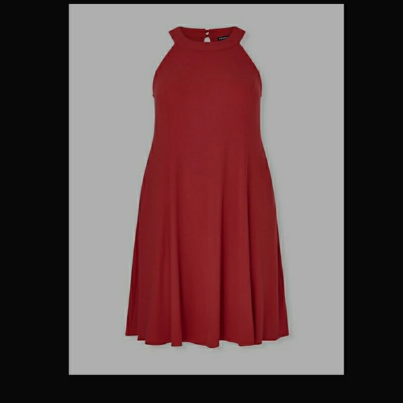 torrid Dresses & Skirts - SALE! Torrid size 5 goddess neckline red dress